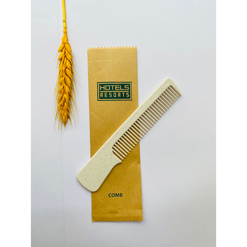 Hotel comb, cornstarch comb, environmentally friendly barley comb made ...