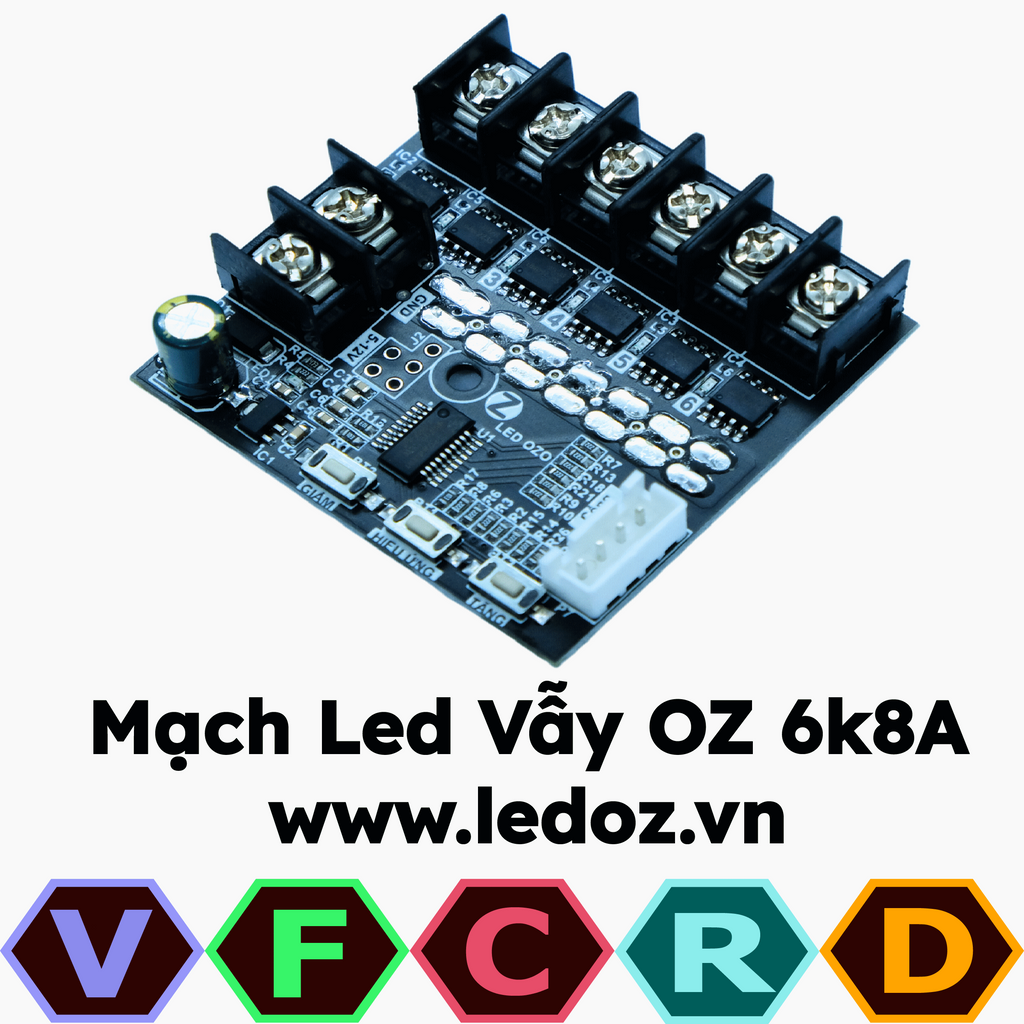 6 Channel 8A Waving Led Circuit | Shopee Philippines