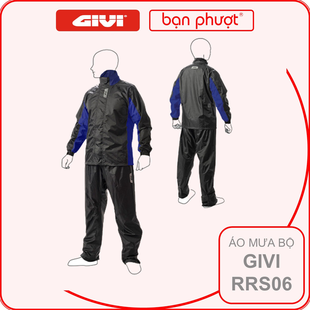 GIVI RRS06 Rain Suit with Hat (Rider Tech Range Rain Suit) | Shopee ...