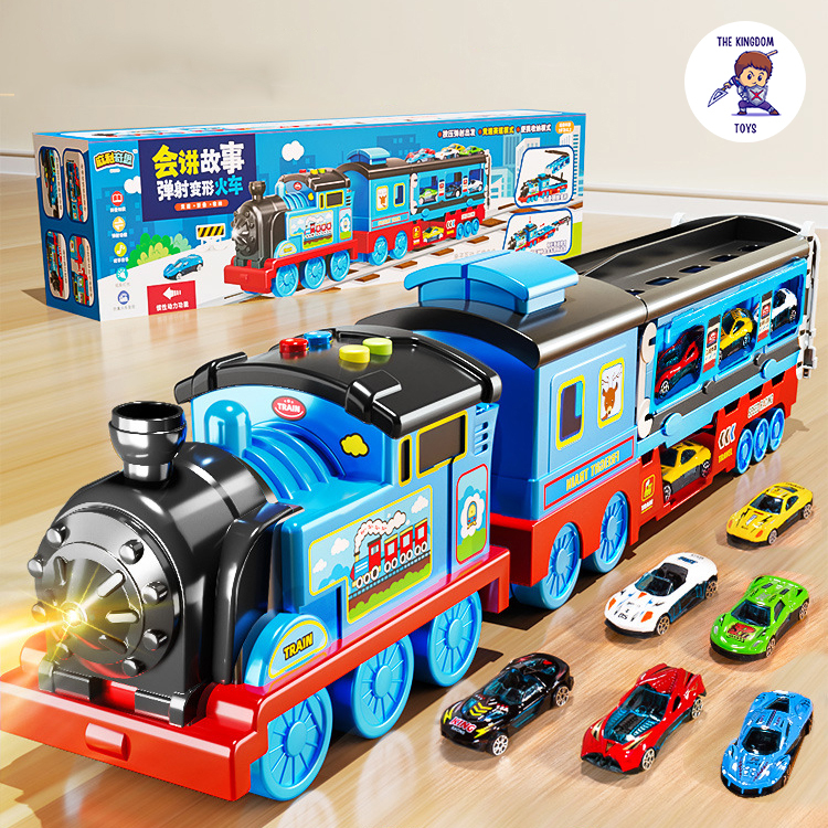 Large Premium Launcher Race Track Transformation Train Toy 135CM Long ...