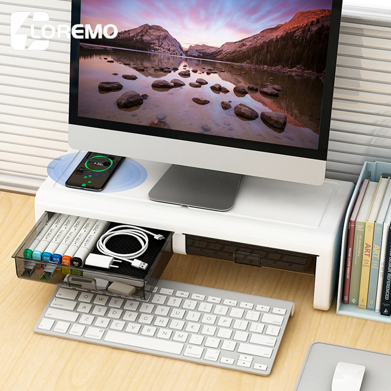 1-storey Desktop Shelf 2-Storey Good Screen Support Pre-Installed - 2 ...