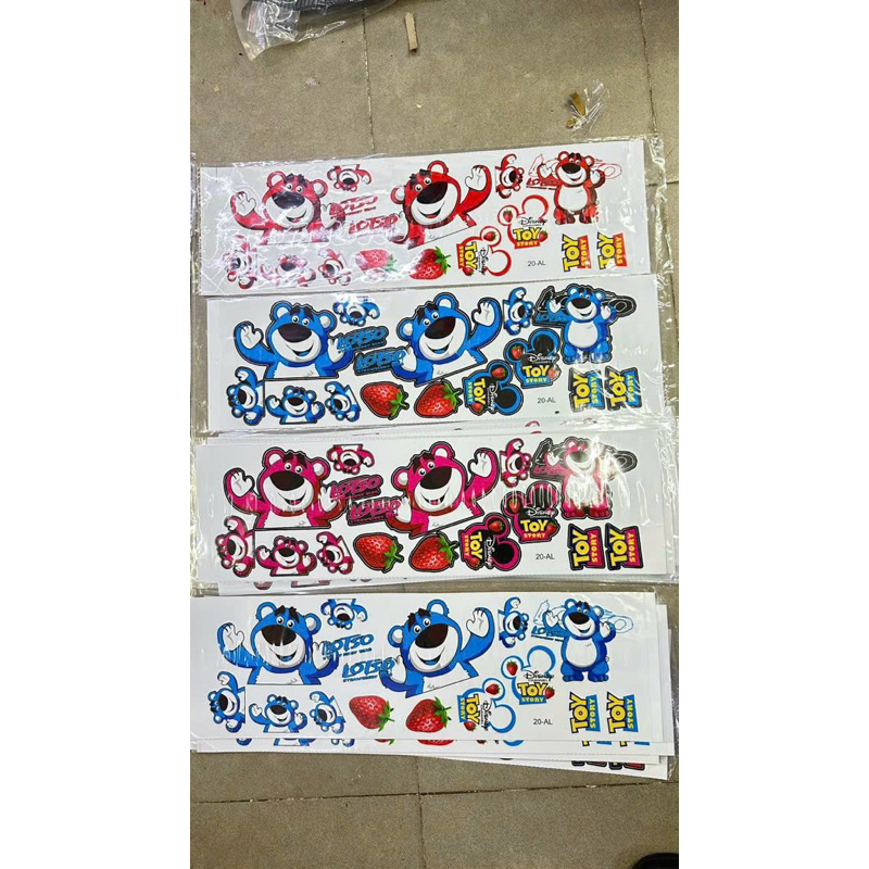 Cute sticker designs for motorbikes, electric vehicles, objects ...