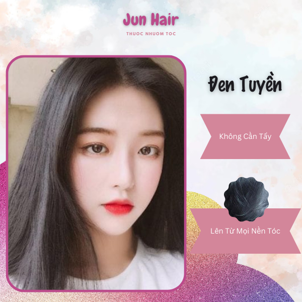 Jet BLACK Hair Dye Combo Dye At Home Without Bleaching (Includes Oxygen