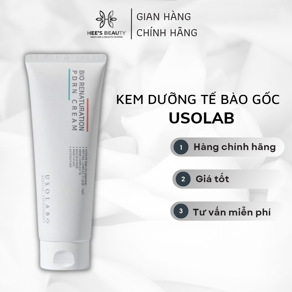 Usolab PDRN Cream Bio Renaturation Rejuvenating, AntiAging Stem Cell Cream Hee's Beauty