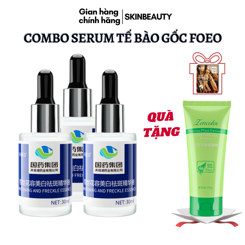 Combo 3 Feo Skin Regenerating Stem Cell Serum, Skin Rejuvenation