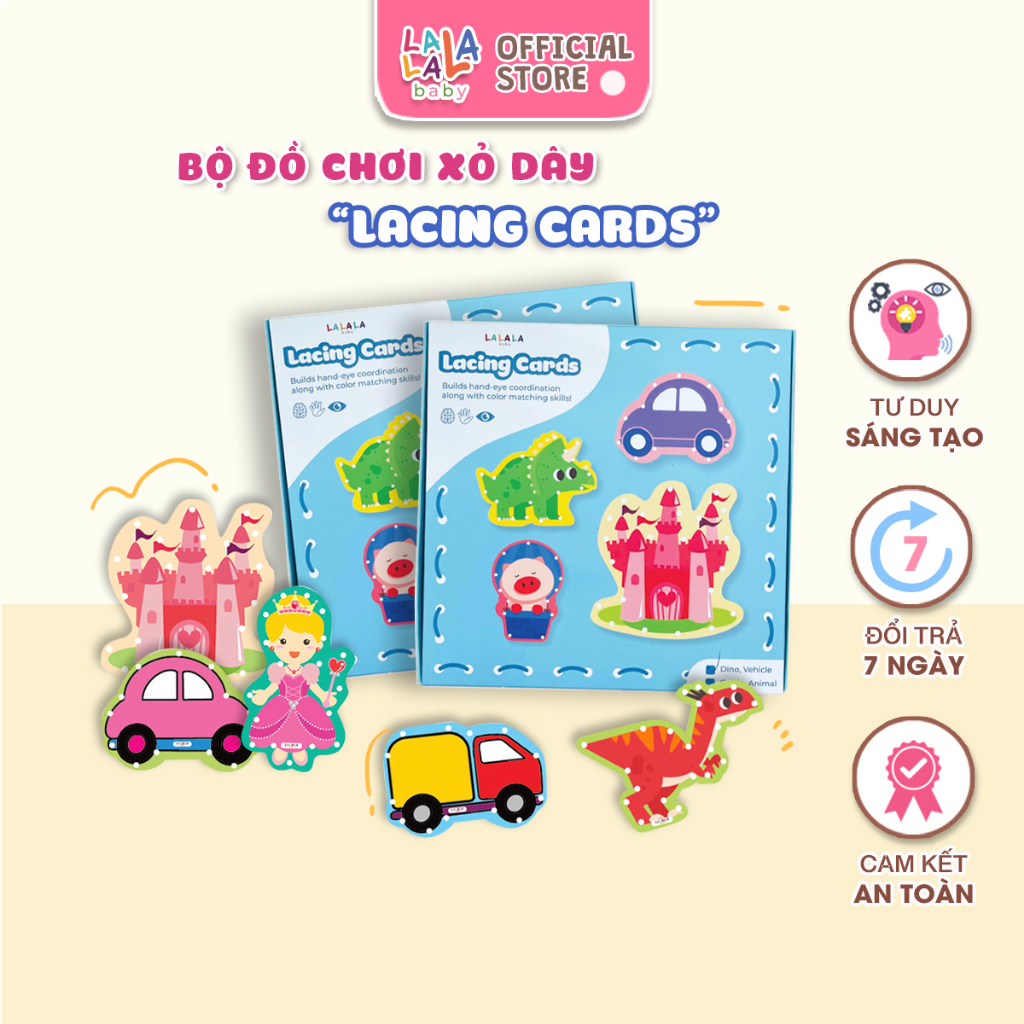 Lalala Baby string toy for 1 year old children with animals, dinosaurs ...