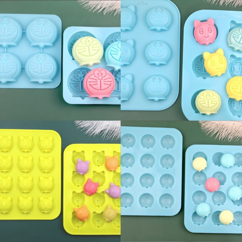 Hcm - Cute DOREMON, DOREMI Silicone Mold For Chocolate, Young Tofu ...