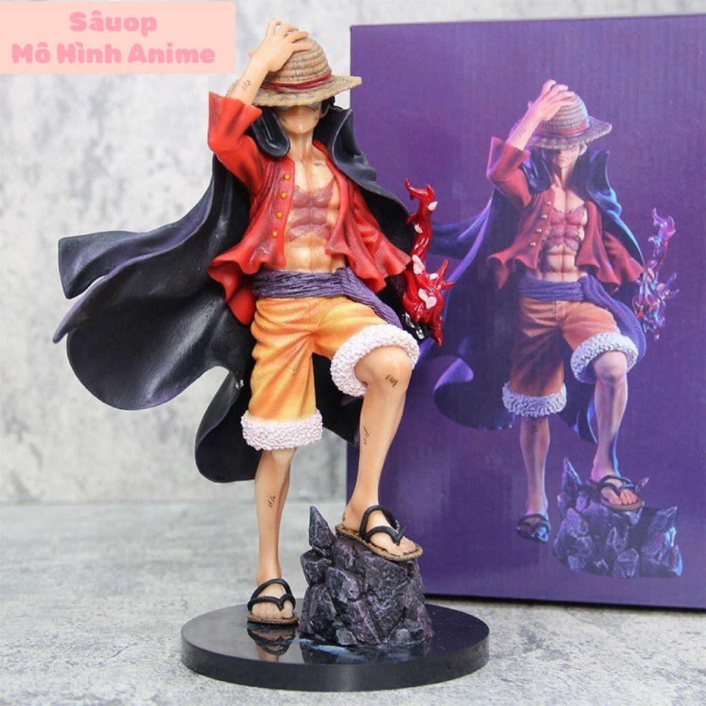 One Piece Model [One Piece Model] Monkey D. Luffy poses up to hit [25cm ...