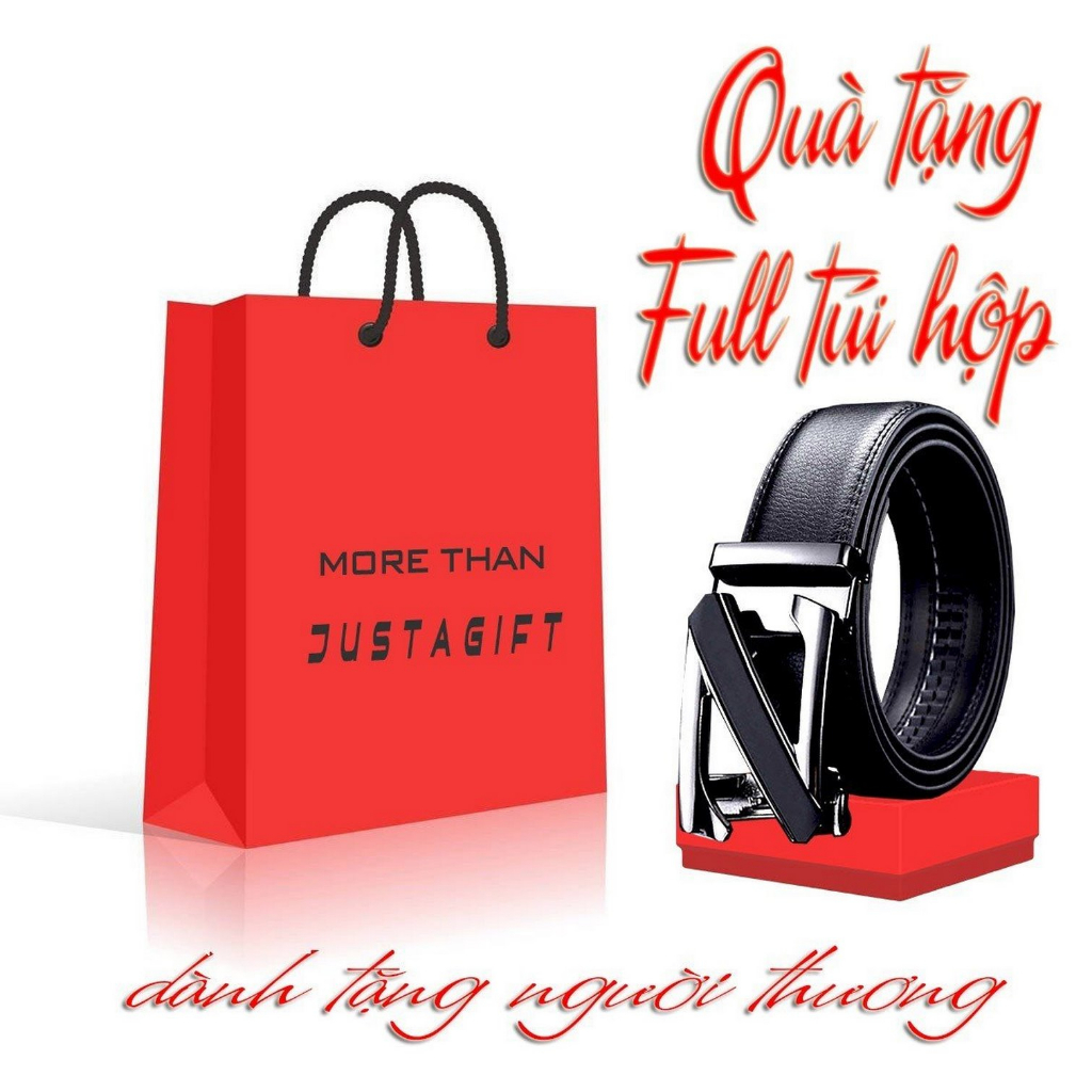 Discharge Men'S Belts With Automatic Buckle Full Gift Box Shopee