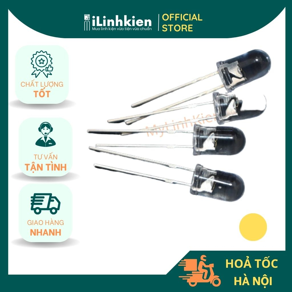 High quality 5mm long leg yellow LED, bag of 10. | Shopee Philippines