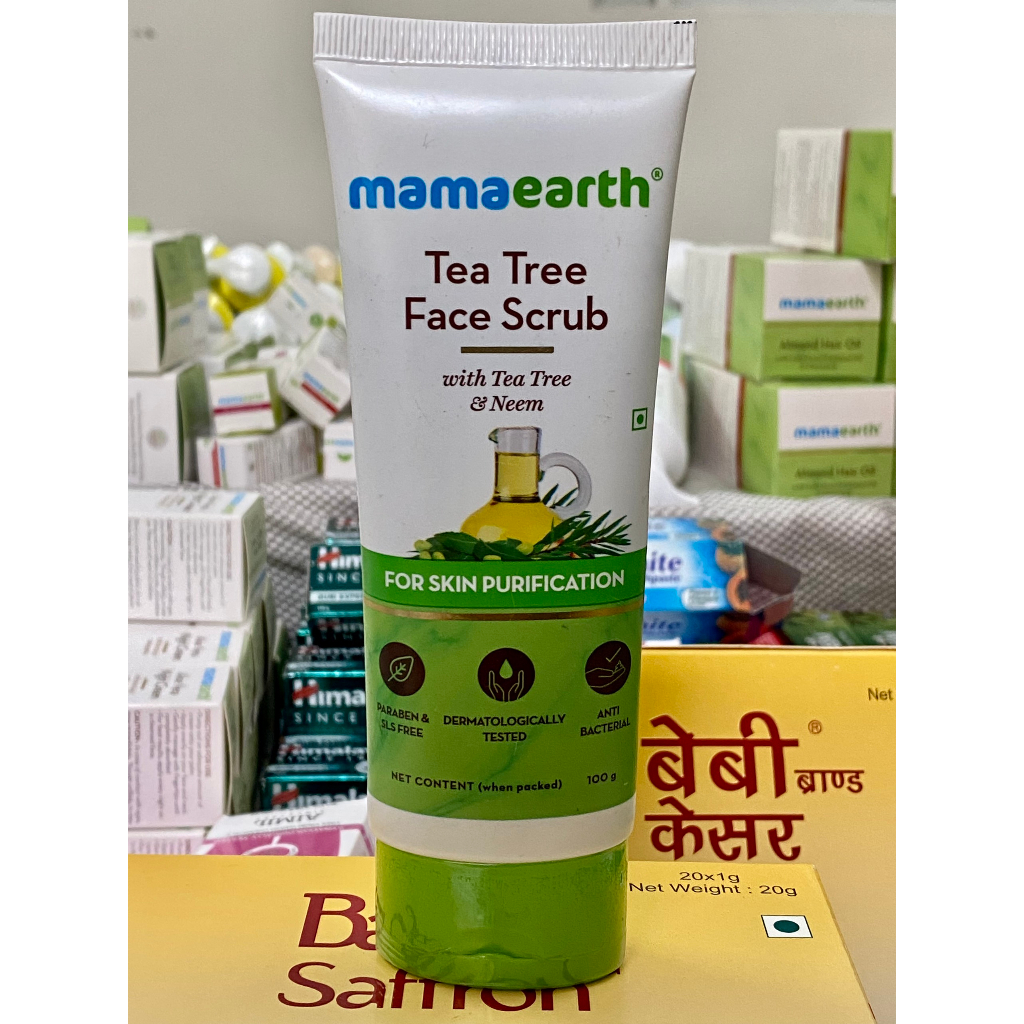 Mamaearth UBTAN FACE SCRUBTEA TREE FACE SCRUBVITAMIN C FACE SCRUB