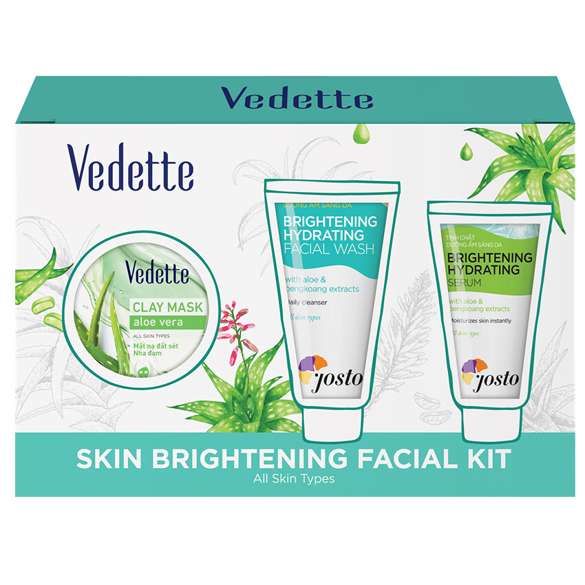Vedette Set Moisturizing Aloe Vera Essence Shopee Philippines