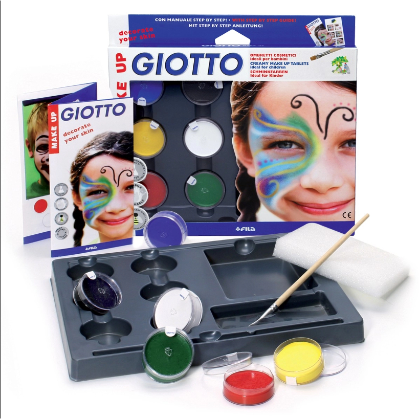 GIOTTO Make Up Italian imported face paint - Creamy Tablets | Shopee ...