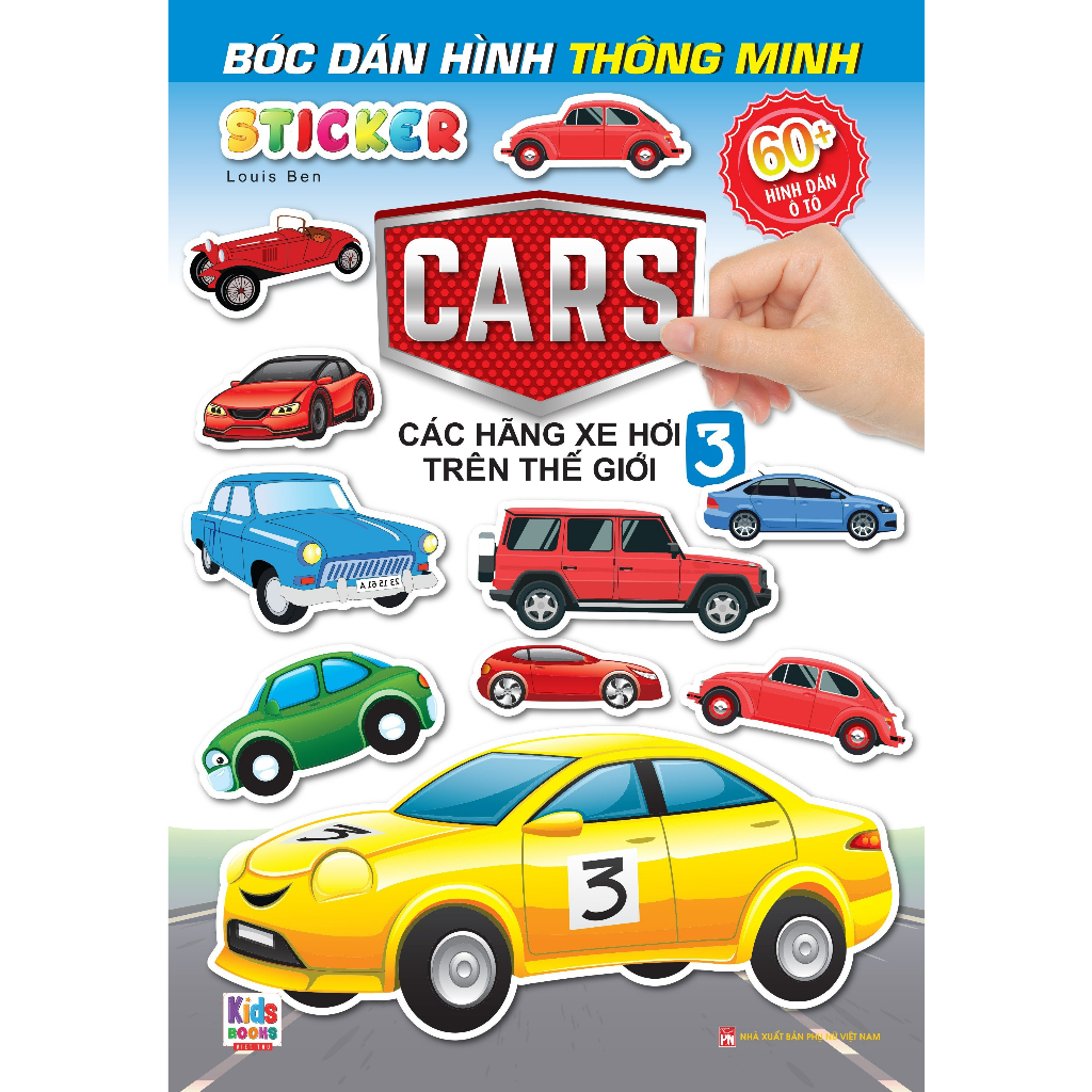 Cars Book of Car Brands in the World Volume 3 - Peel and Stick Sticker ...