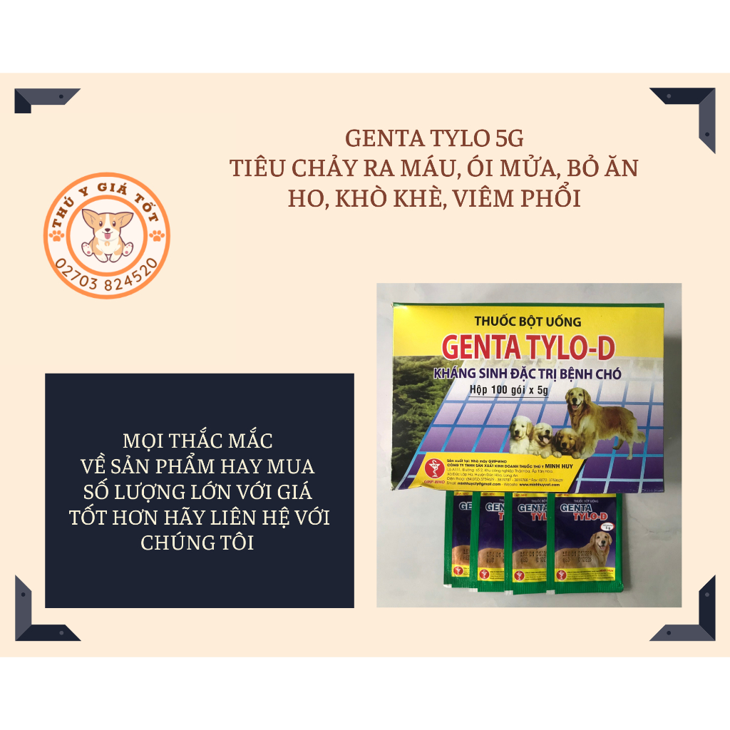 Combo 4 Packs X 5GAM Nuggets For Dogs And Cats With Diarrhea, Bloody