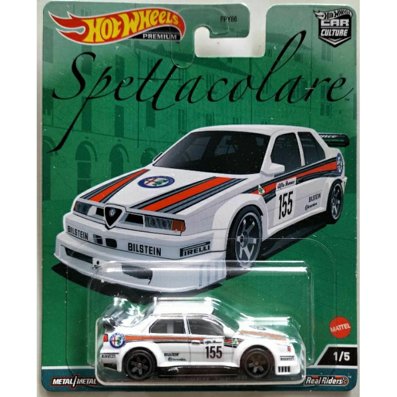 Hot Wheels 2023 Spettacolare – Alfa Romeo 155 V6 TI In Scala 1:64 – Serie Car Culture, Modello HKC48