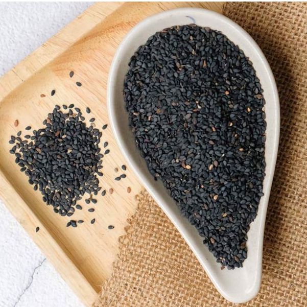 Black sesame - dried black sesame (500g package) - Clean black sesame ...
