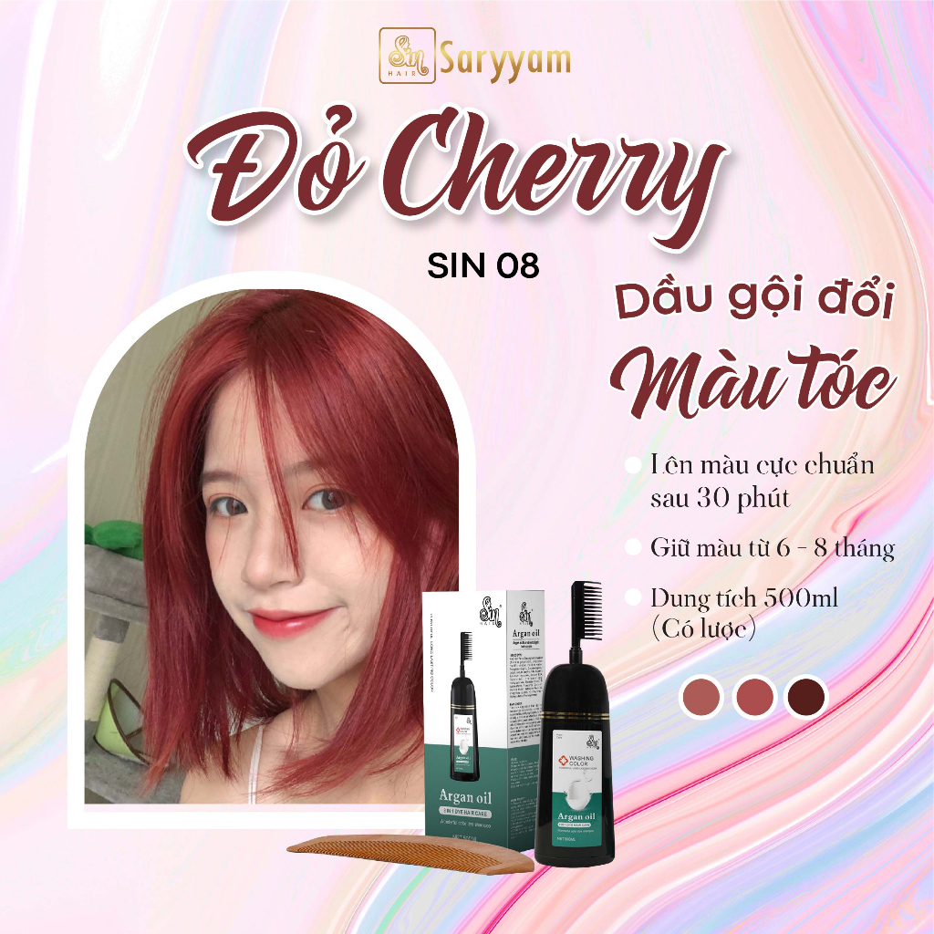 Cherry Red Hair Color Changing Shampoo Shampoo Is Color Changing