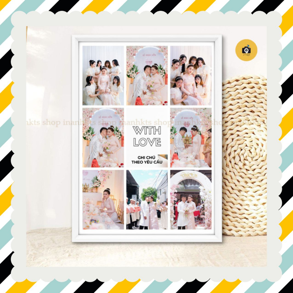 A5 -A4-A3 Photo Frame with 8 Creative Photos Designed According to ...