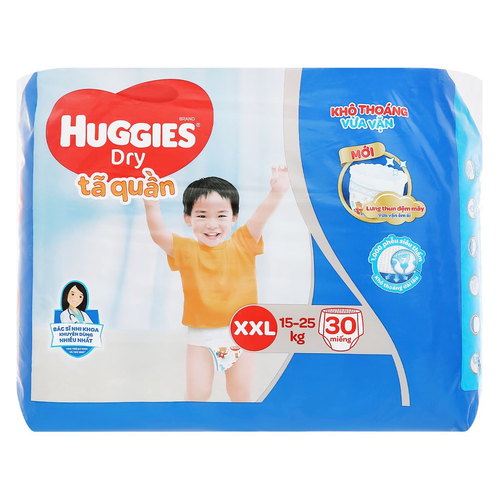 Huggies Dry size XXL Diaper Pants 30 Pieces Hsd Contact Shopee