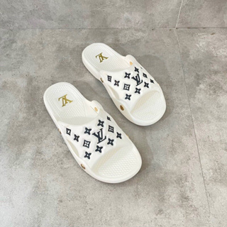 Louis Vuitton Slippers LV 2021 Moda Para Hombre Sandalias De Goma Slippers  Summer Black Flat Beach Zapatos De 64,91 €
