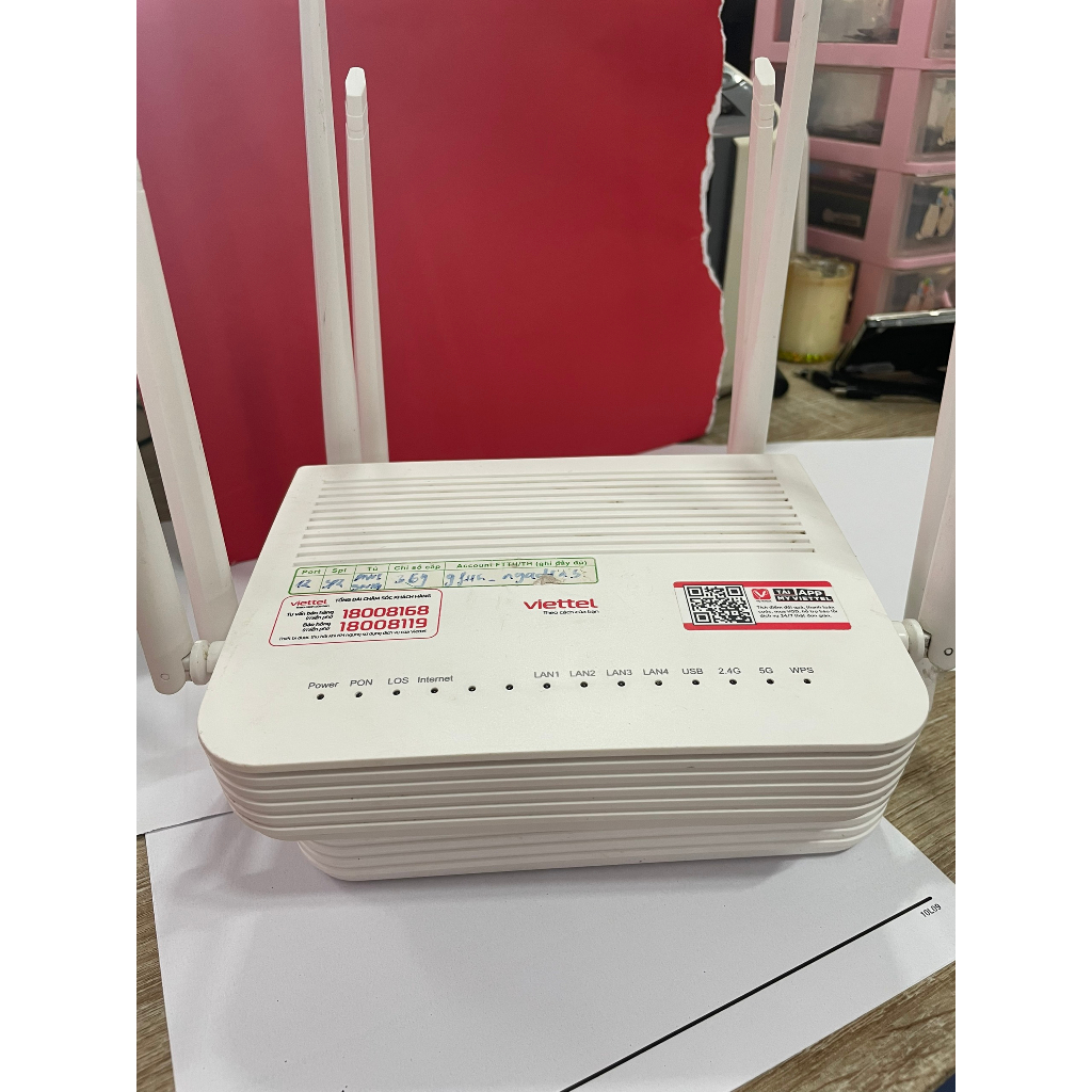 Modem SE-24D Dual Band 4 Antennas Used as Wifi Broadcast Device Used ...