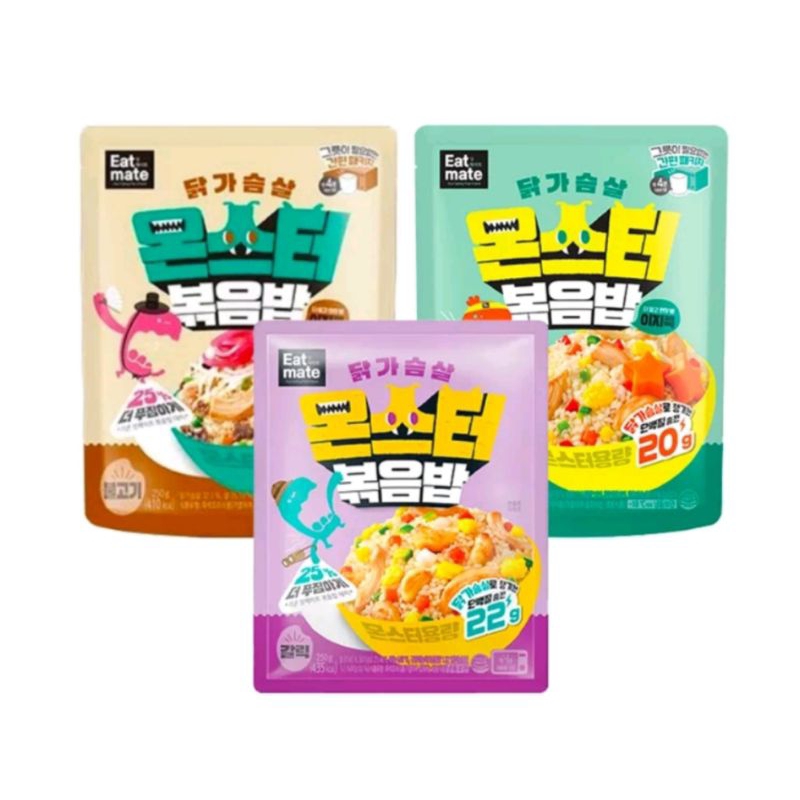 Eatmate Monster Garlic Fried Rice Korean Chicken Breast 250g pack ...