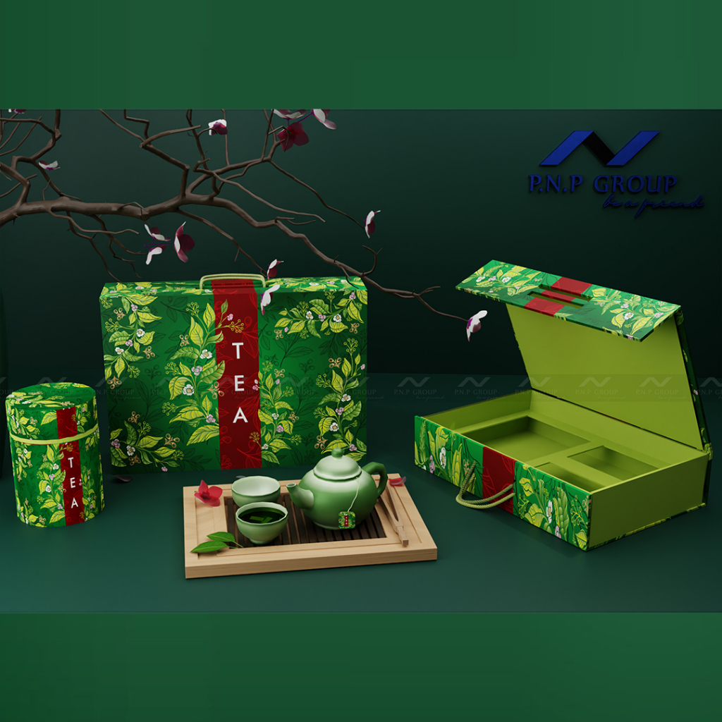 Tea box, High quality hard tea box, Tea handle box, Premium herbal tea ...