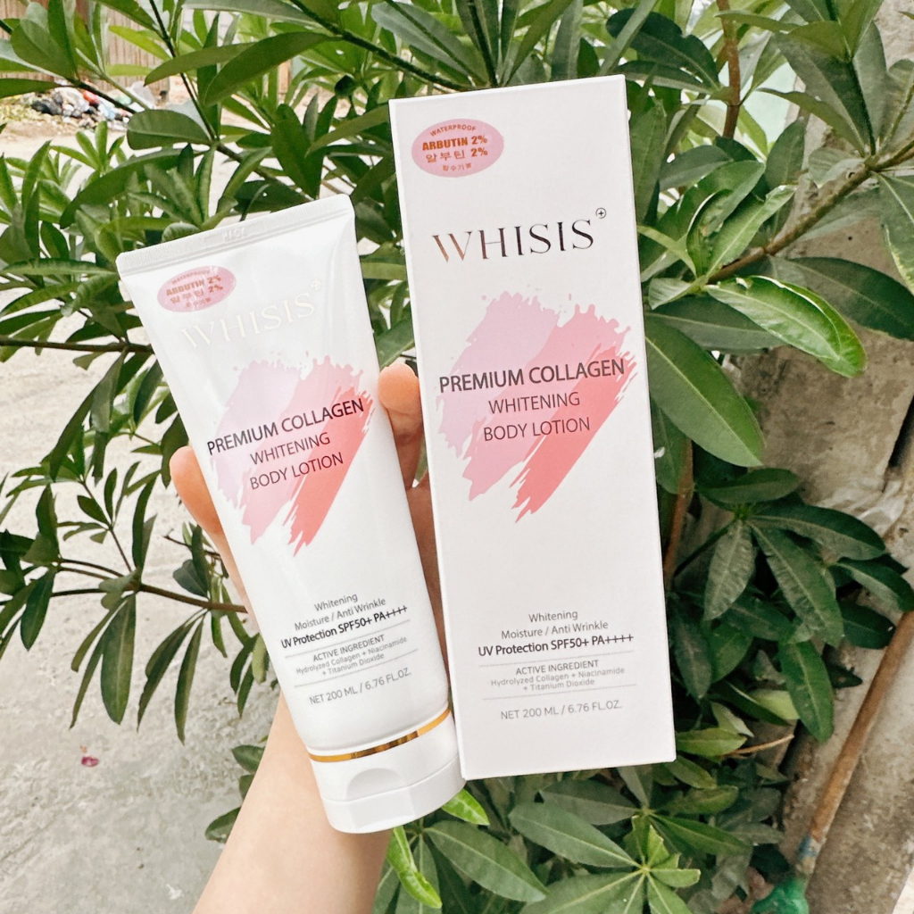 Whisis Premium Collagen Whitening Body Lotion Korea Whitening Body
