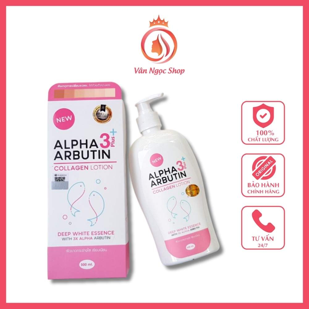 Alpha Arbutin Collagen Lotion 3+ Plus Thailand Whitening Body Lotion