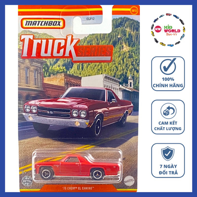 Matchbox Truck Series '70 Chevy El Camino GWH20 Model Car. | Shopee ...