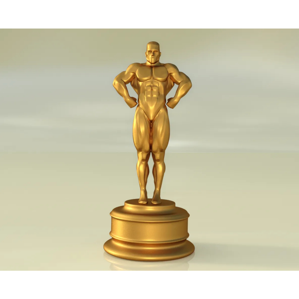 Plastic 3D Printed Model - Bodybuilding Trophy - MS71 | Shopee Philippines