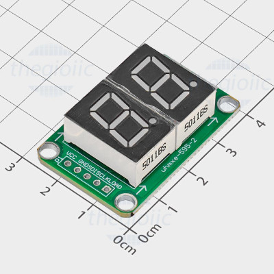 Module 2 LED 7 Segments 0.5inch 74HC595 5VDC//SKU:23 | Shopee Philippines