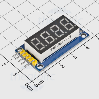Module 4 Digit LED 7 Segments 0.36inch 74HC595 5VDC | Shopee Philippines