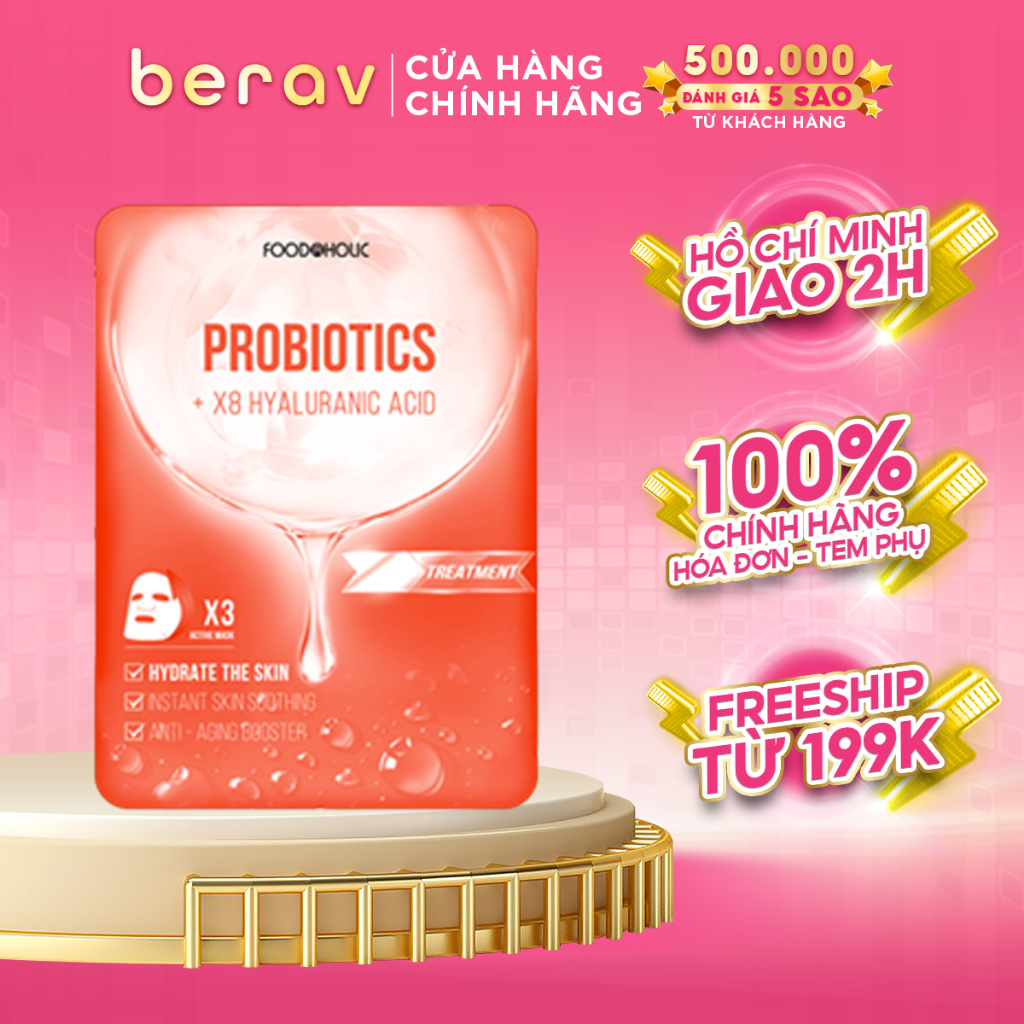 Foodaholic Probiotics Mask for Skin Rescue, Intensive Regeneration ...