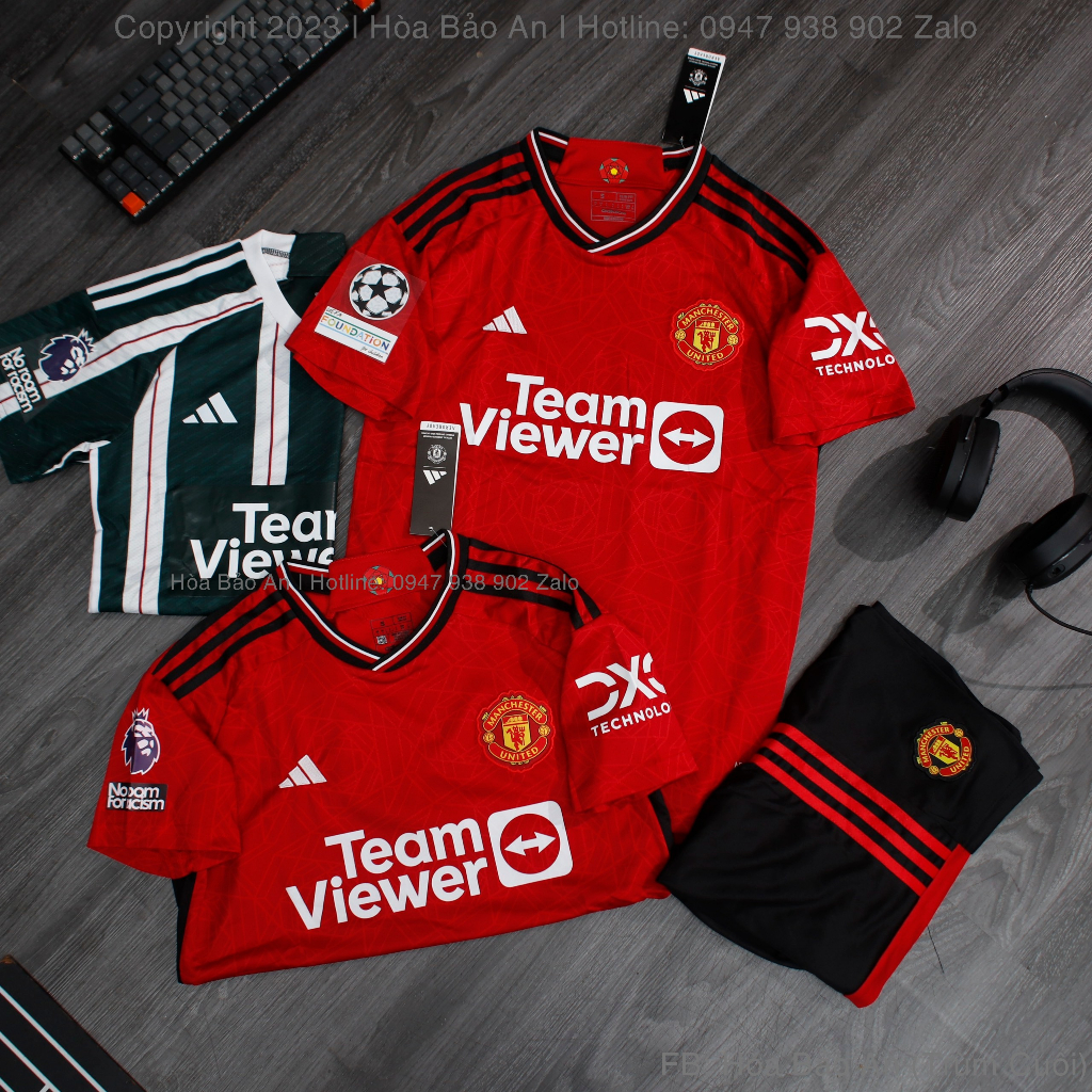 Manchester united Football Club Shirt 2023 / 24 Sample Home Field ...