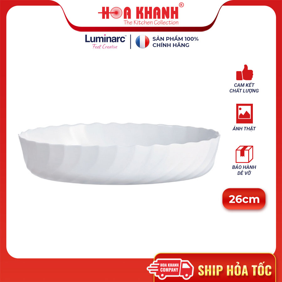 Luminarc Smart Cuisine Trianon Round 26cm glass grill tray P4021