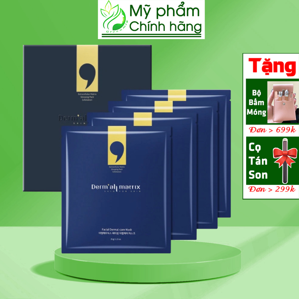 Derm All Matrix Facial Dermal Care Mask 35g New Model [Box Of 4] Rejuvenating Jelly, Muscle