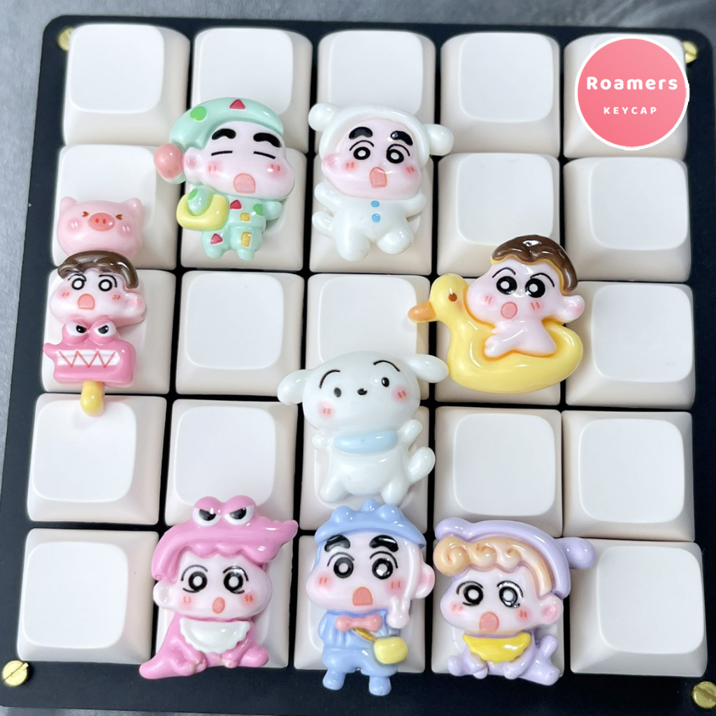 Keycap Shin Super Cute Rare Pencil Boy PBT Mechanical Keyboard Button ...