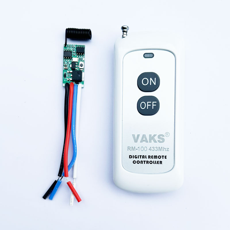 Combo of 10 remote RM-100 + RF signal receiver circuit 433Mhz DC 3.6V ...