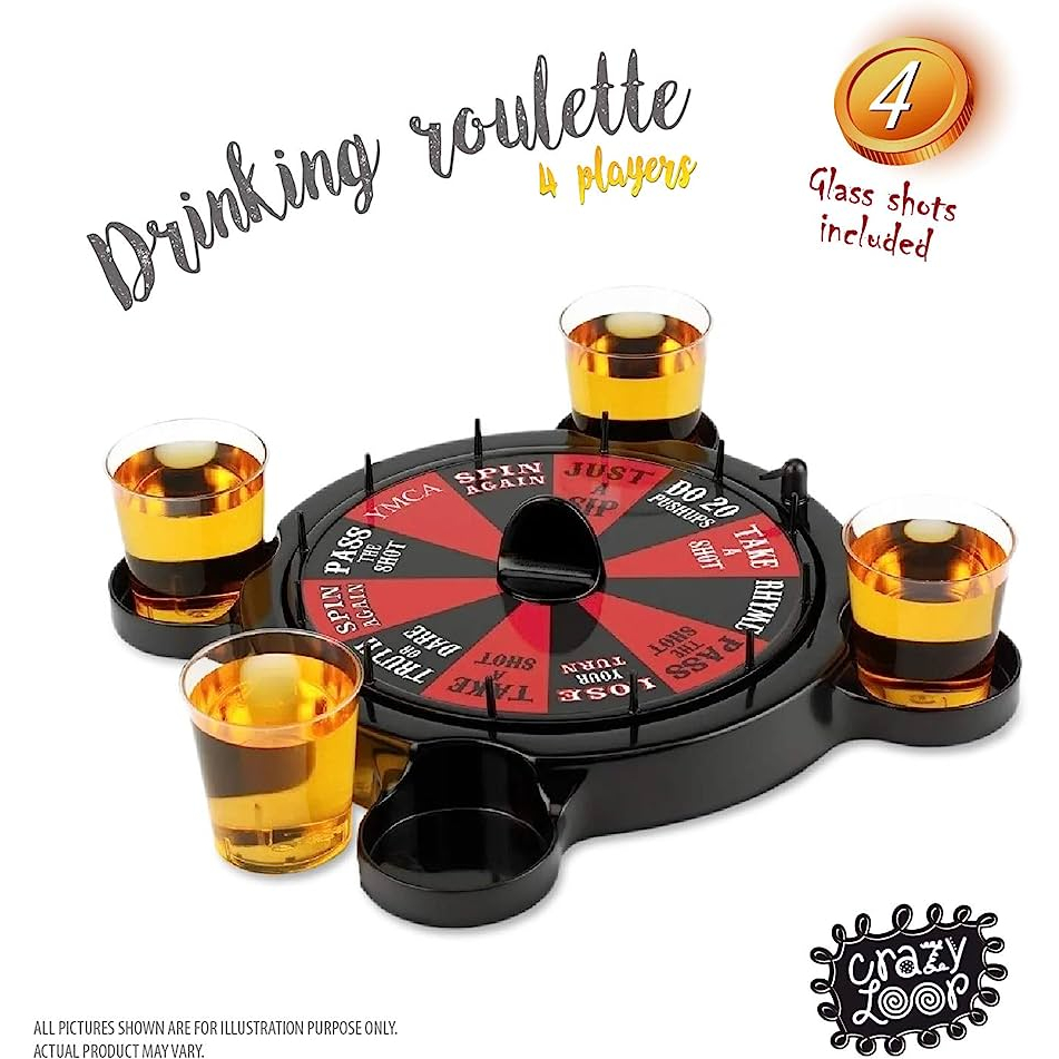 Roulette Shot party game wheel 4pcs | Shopee Philippines