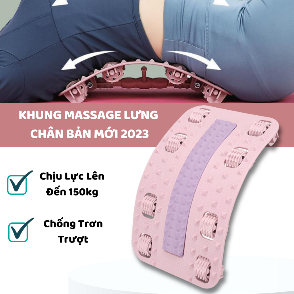 Massage frame to support back and leg exercises, spinal adjustment ...
