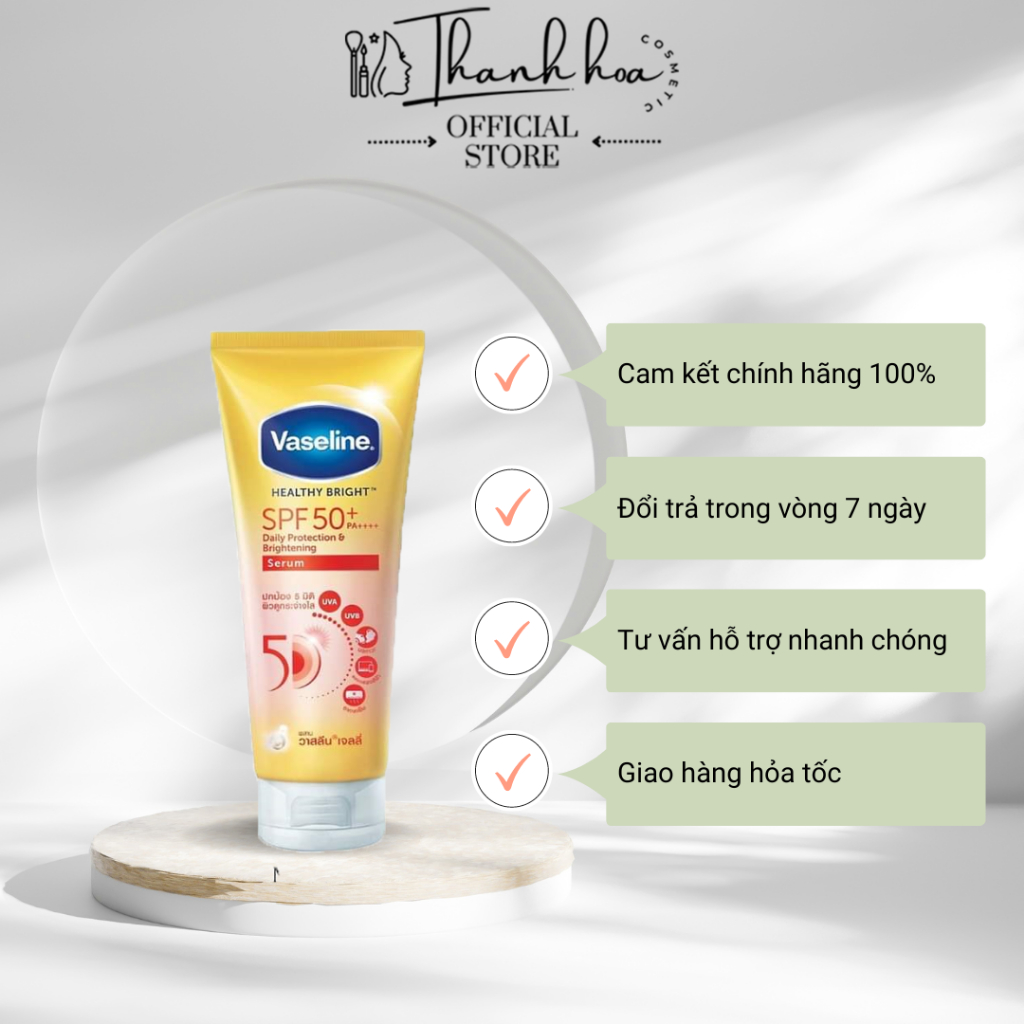 Vaseline 50x SPF 50+ PA++ + Non-Sticky White Sunscreen 300ml | Shopee ...