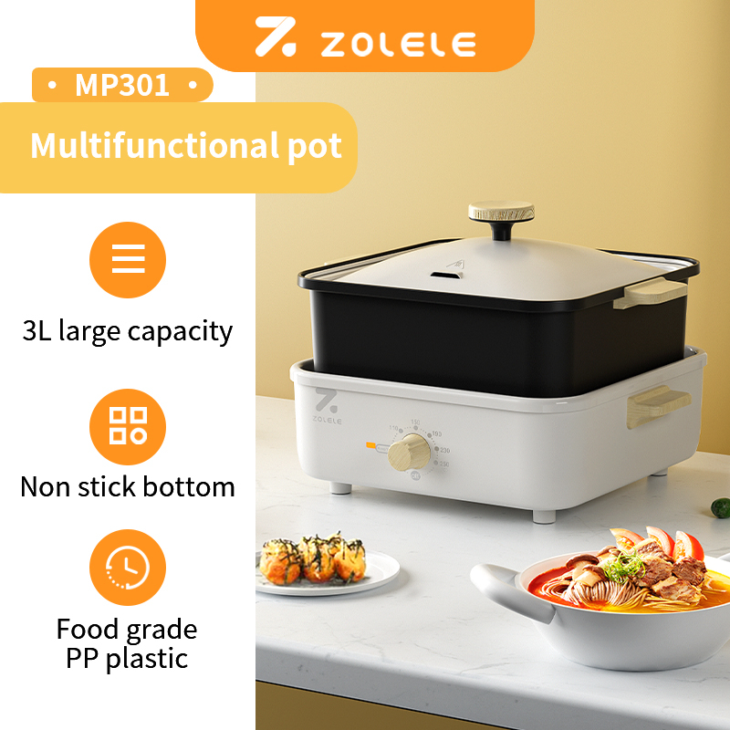 Zolele 3L multipurpose pot of 3 in 1 grill and hotpot Shopee Philippines