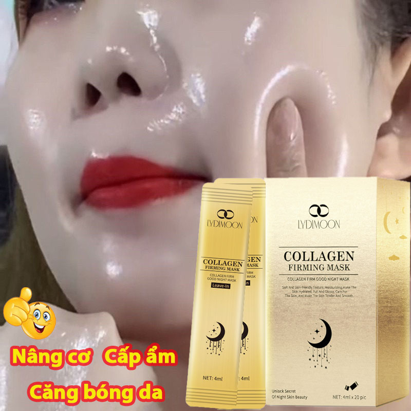 Lydimoon Collagen Sleeping Mask Box Of 20 Skin Tightening Muscle