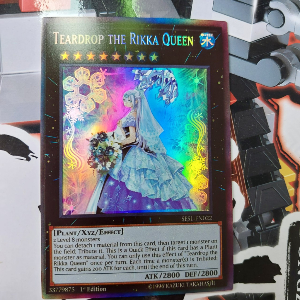 [Yu Gi Oh]TEARDROP THE RIKKA QUEEN Card 33779875 Holo effect ice queen ...