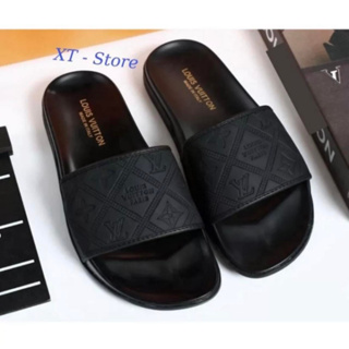 Louis Vuitton Mens Sandals 2023 Ss, Black, 7.0 (Stock Check Required)