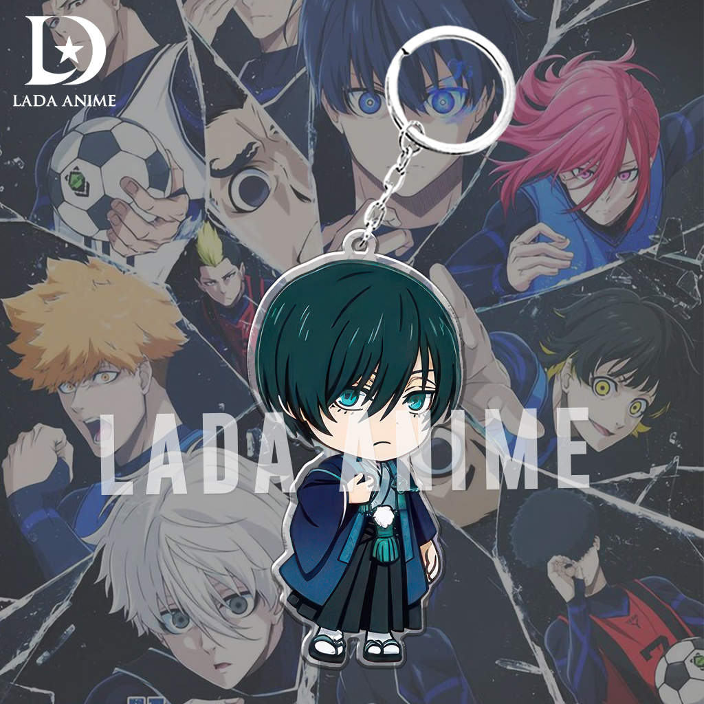 Anime BlueLock character keychains chibi cartoon accessories | Shopee ...