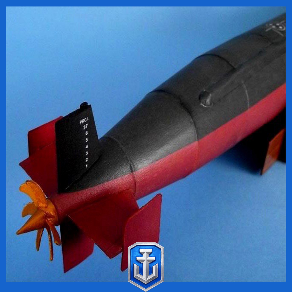 Paper model of American nuclear submarine USS LOS ANGELES | Shopee ...