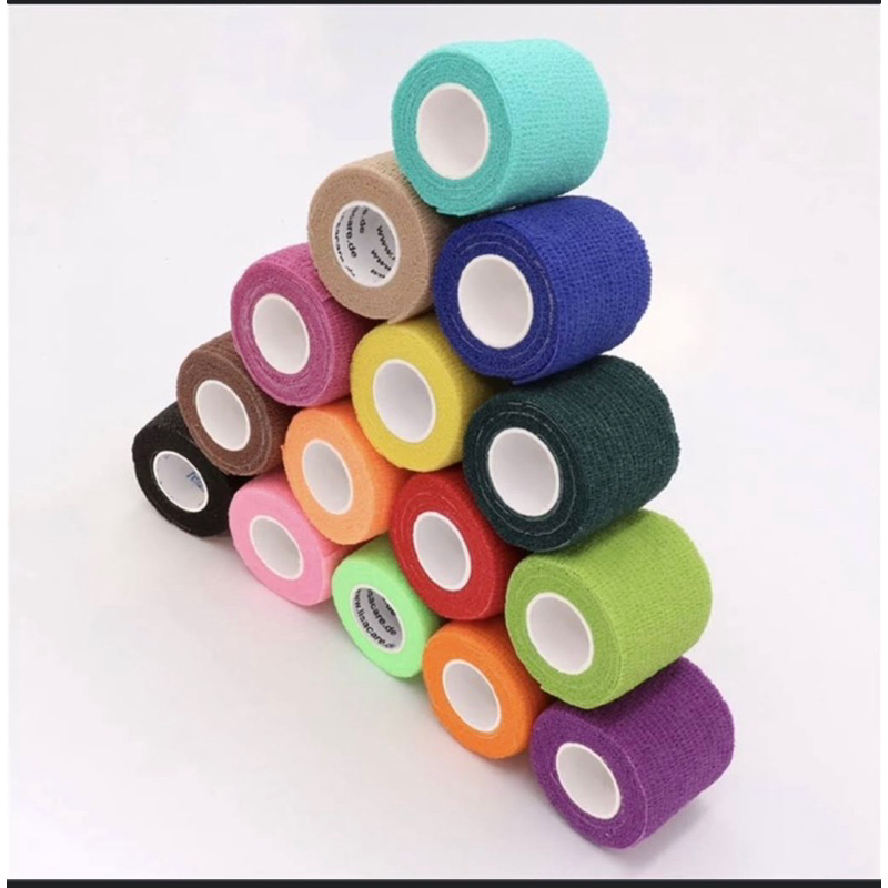 Young Rubber Tape Wrap Wrists, Ankles To Serve Soccer And Sports